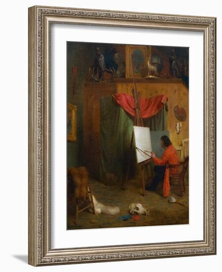 Self Portrait in the Studio-William Holbrook Beard-Framed Giclee Print