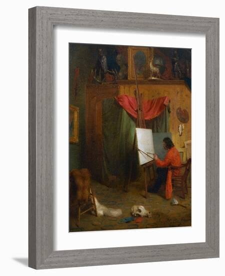 Self Portrait in the Studio-William Holbrook Beard-Framed Giclee Print