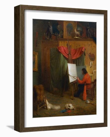 Self Portrait in the Studio-William Holbrook Beard-Framed Giclee Print