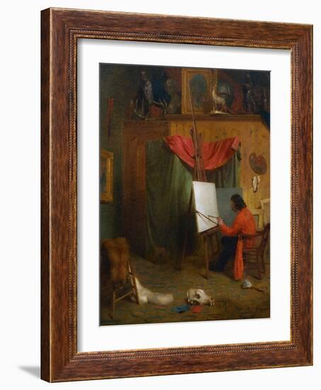 Self Portrait in the Studio-William Holbrook Beard-Framed Giclee Print