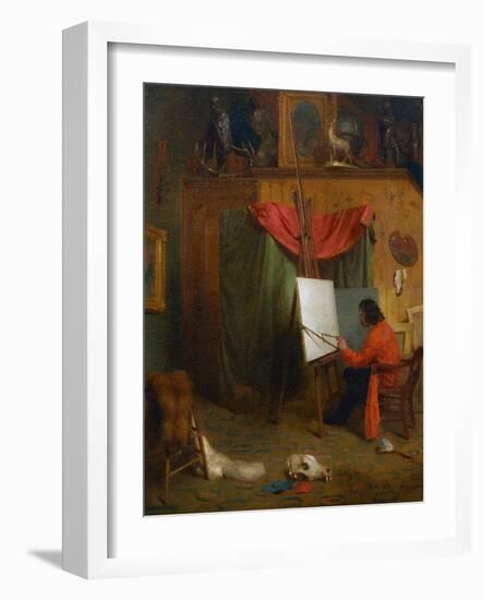 Self Portrait in the Studio-William Holbrook Beard-Framed Giclee Print