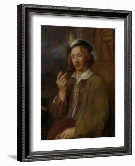 Self-Portrait, Jan Davidsz. De Heem.-Jan Davidsz de Heem-Framed Art Print