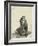 Self-Portrait Leaning on a Sill-Rembrandt van Rijn-Framed Giclee Print