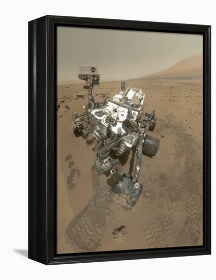 Self-Portrait of Curiosity Rover in Gale Crater on the Surface of Mars-null-Framed Premier Image Canvas