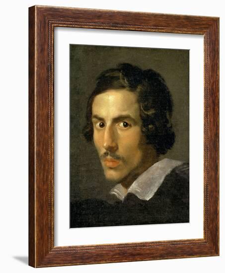 Self Portrait of the Artist in Middle Age-Giovanni Lorenzo Bernini-Framed Giclee Print