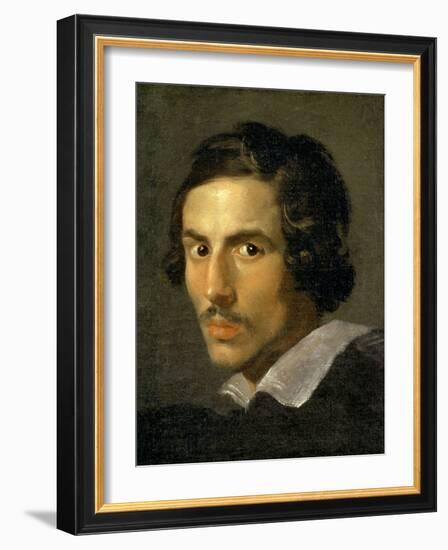 Self Portrait of the Artist in Middle Age-Giovanni Lorenzo Bernini-Framed Giclee Print