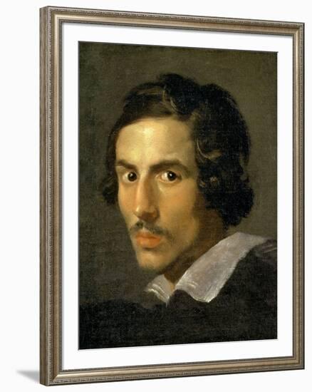 Self Portrait of the Artist in Middle Age-Giovanni Lorenzo Bernini-Framed Giclee Print