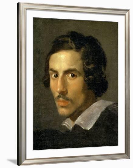 Self Portrait of the Artist in Middle Age-Giovanni Lorenzo Bernini-Framed Giclee Print