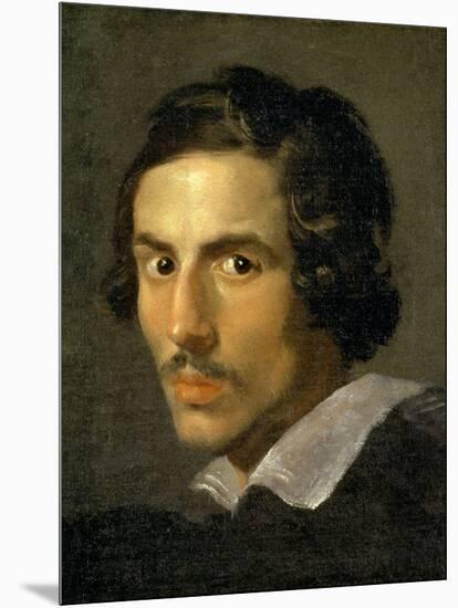 Self Portrait of the Artist in Middle Age-Giovanni Lorenzo Bernini-Mounted Giclee Print