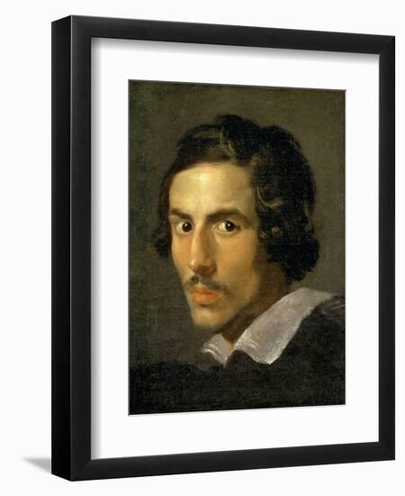 Self Portrait of the Artist in Middle Age-Giovanni Lorenzo Bernini-Framed Premium Giclee Print