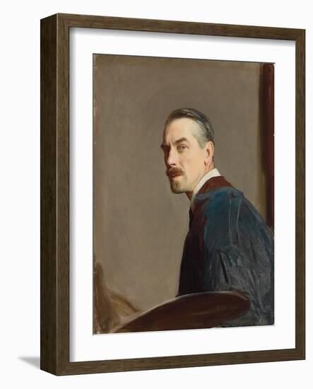 Self-Portrait of the Artist (Oil on Canvas)-George Spencer Watson-Framed Giclee Print