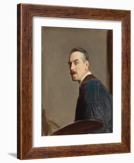 Self-Portrait of the Artist (Oil on Canvas)-George Spencer Watson-Framed Giclee Print