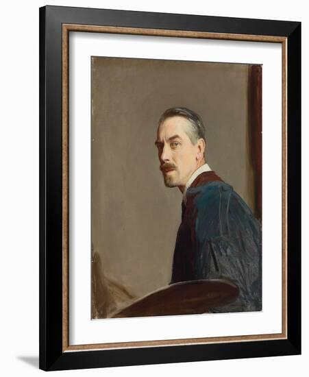 Self-Portrait of the Artist (Oil on Canvas)-George Spencer Watson-Framed Giclee Print