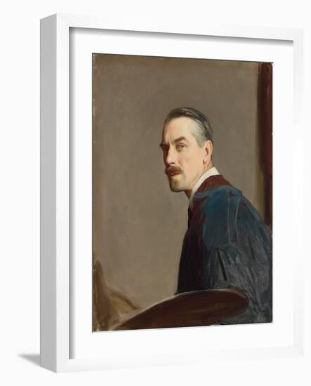 Self-Portrait of the Artist (Oil on Canvas)-George Spencer Watson-Framed Giclee Print