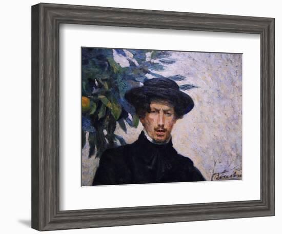 Self Portrait of the Artist-Umberto Boccioni-Framed Art Print