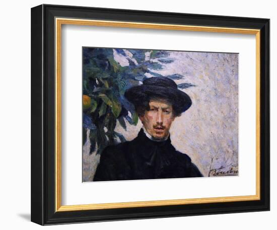 Self Portrait of the Artist-Umberto Boccioni-Framed Art Print