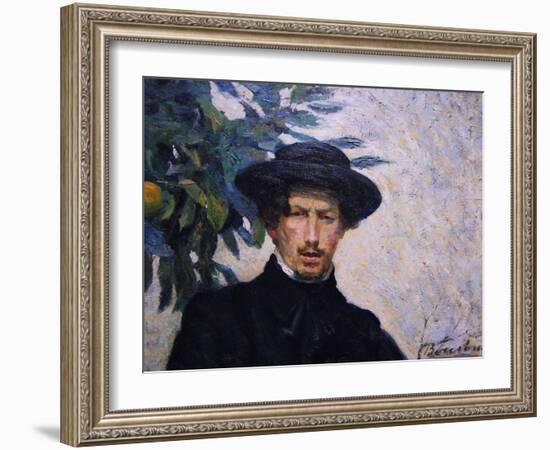 Self Portrait of the Artist-Umberto Boccioni-Framed Art Print