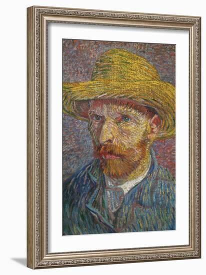 Self Portrait of Van Gogh-Vincent van Gogh-Framed Art Print