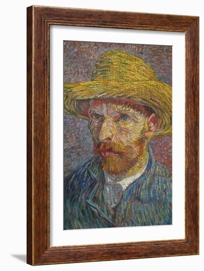 Self Portrait of Van Gogh-Vincent van Gogh-Framed Art Print