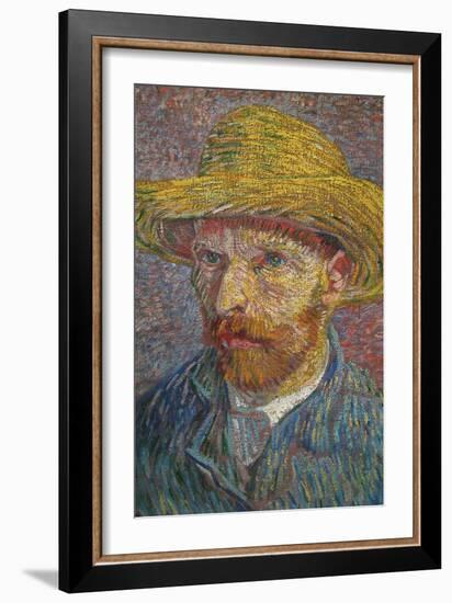 Self Portrait of Van Gogh-Vincent van Gogh-Framed Art Print