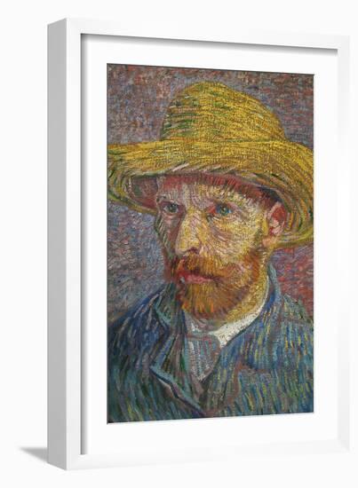 Self Portrait of Van Gogh-Vincent van Gogh-Framed Art Print