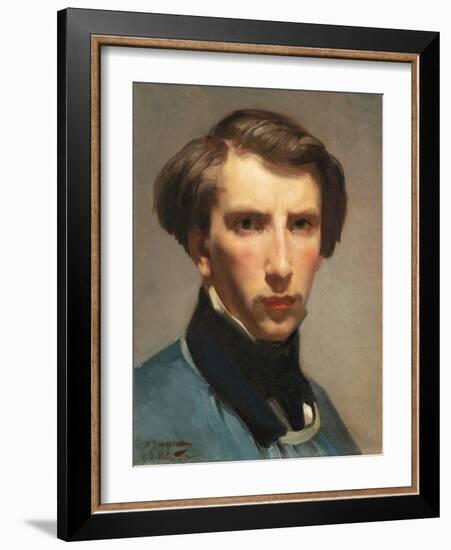 Self Portrait (Oil on Canvas)-William-Adolphe Bouguereau-Framed Giclee Print