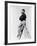 Self-Portrait on Stepladder, Working on the Cartoon of the Poster 'Imprimerie Cassan Fils', 1896-Alphonse Mucha-Framed Photographic Print