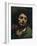 Self-Portrait or the Man with the Pipe (Oil on Canvas, 1849)-Gustave Courbet-Framed Giclee Print