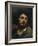 Self-Portrait or the Man with the Pipe (Oil on Canvas, 1849)-Gustave Courbet-Framed Giclee Print