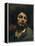 Self-Portrait or the Man with the Pipe (Oil on Canvas, 1849)-Gustave Courbet-Framed Premier Image Canvas