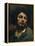 Self-Portrait or the Man with the Pipe (Oil on Canvas, 1849)-Gustave Courbet-Framed Premier Image Canvas