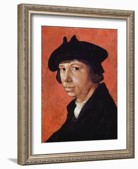 Self-Portrait - Peinture De Lucas Van Leyden (1489/94-1533) (Lucas De Leyde, Lucas Huighensz Ou Luc-Lucas van Leyden-Framed Giclee Print