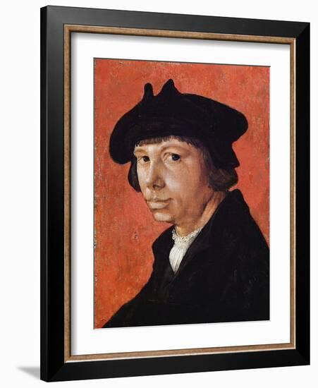 Self-Portrait - Peinture De Lucas Van Leyden (1489/94-1533) (Lucas De Leyde, Lucas Huighensz Ou Luc-Lucas van Leyden-Framed Giclee Print