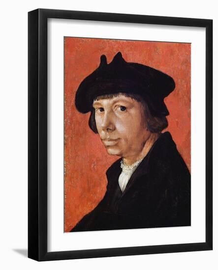 Self-Portrait - Peinture De Lucas Van Leyden (1489/94-1533) (Lucas De Leyde, Lucas Huighensz Ou Luc-Lucas van Leyden-Framed Giclee Print