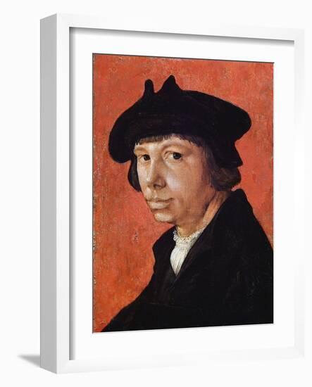 Self-Portrait - Peinture De Lucas Van Leyden (1489/94-1533) (Lucas De Leyde, Lucas Huighensz Ou Luc-Lucas van Leyden-Framed Giclee Print