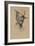 Self Portrait (Pencil on Paper)-Frederic Remington-Framed Giclee Print