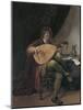 Self-Portrait Playing the Lute, Ca 1665-Jan Havicksz Steen-Mounted Giclee Print