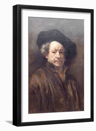 Self Portrait Rembrandt-Rembrandt van Rijn-Framed Art Print