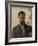 Self Portrait Study, C.1912 (Oil on Canvas)-Adolphe Valette-Framed Giclee Print