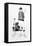 Self Portrait Tied to a Herm-Aubrey Beardsley-Framed Premier Image Canvas