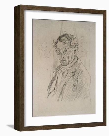 Self Portrait Wearing Glasses-Walter Richard Sickert-Framed Giclee Print