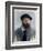 Self Portrait with a Beret, 1886-Claude Monet-Framed Giclee Print