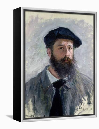 Self Portrait with a Beret, 1886-Claude Monet-Framed Premier Image Canvas