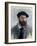 Self Portrait with a Beret, 1886-Claude Monet-Framed Giclee Print