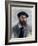 Self Portrait with a Beret, 1886-Claude Monet-Framed Giclee Print