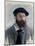 Self Portrait with a Beret, 1886-Claude Monet-Mounted Giclee Print