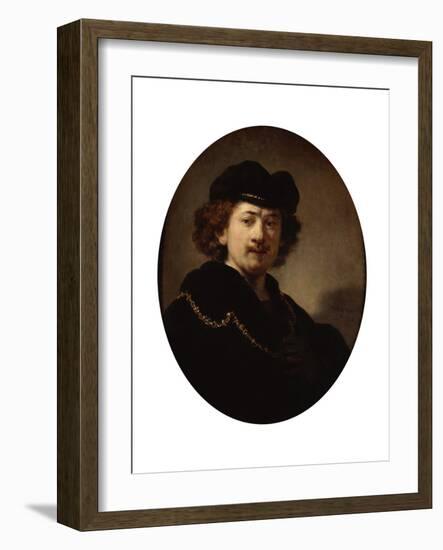 Self-Portrait with a Gold Chain, 1633-Rembrandt van Rijn-Framed Giclee Print