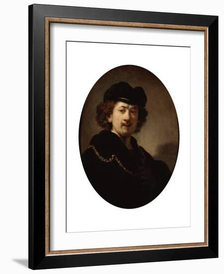 Self-Portrait with a Gold Chain, 1633-Rembrandt van Rijn-Framed Giclee Print