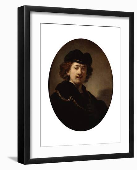 Self-Portrait with a Gold Chain, 1633-Rembrandt van Rijn-Framed Giclee Print