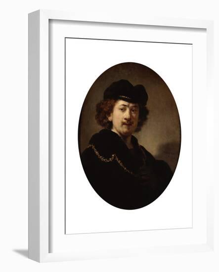 Self-Portrait with a Gold Chain, 1633-Rembrandt van Rijn-Framed Giclee Print